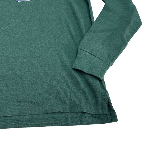 NEW $115 Polo Ralph Lauren Men's Custom Slim Fit D. Green LS Polo Shirt, Size M - Picture 4 of 8